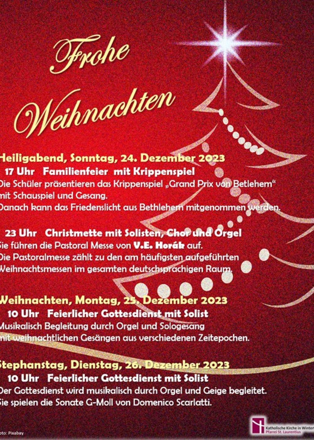 Weihnachten 2023